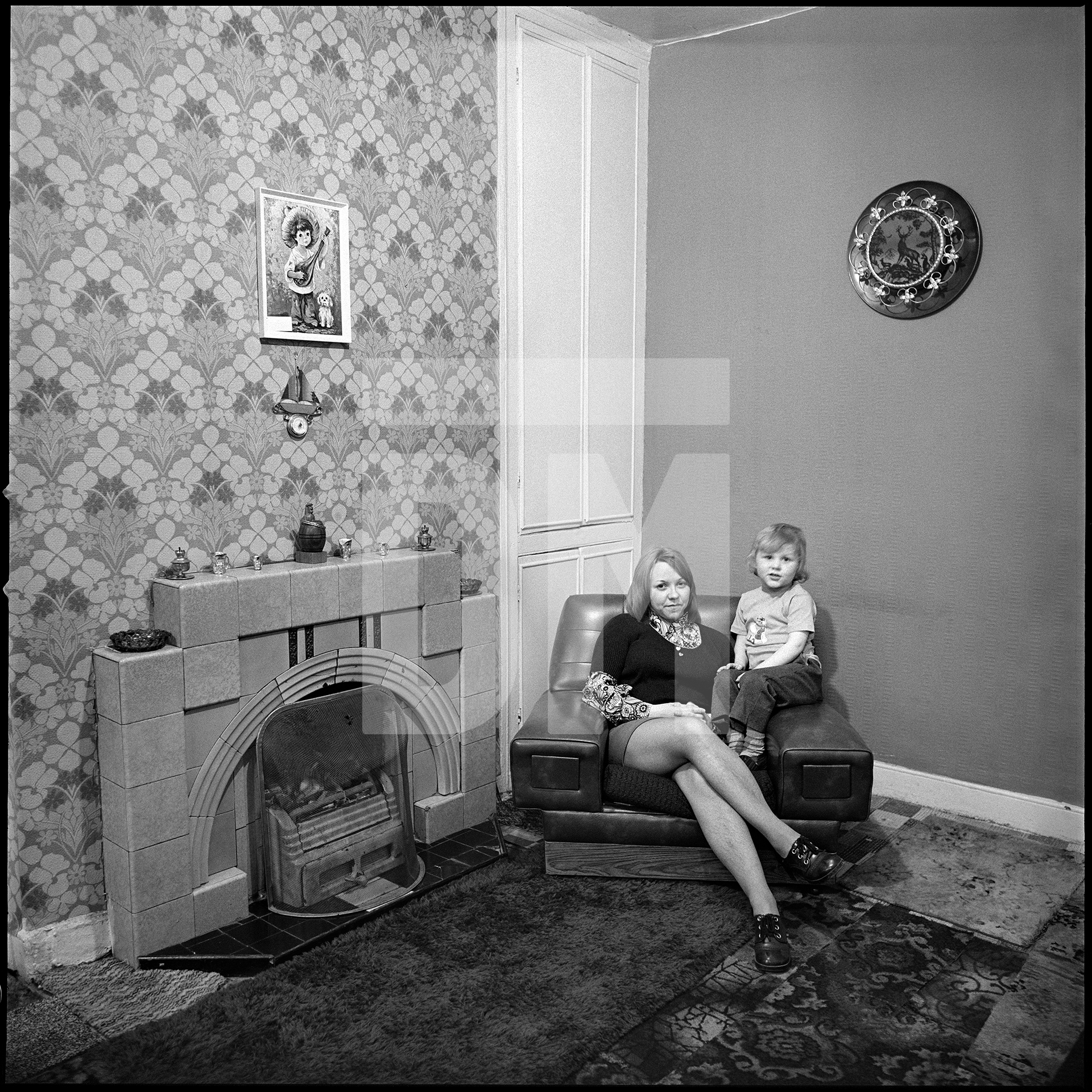 Residents of June Street, Salford. 1973 by Daniel Meadows