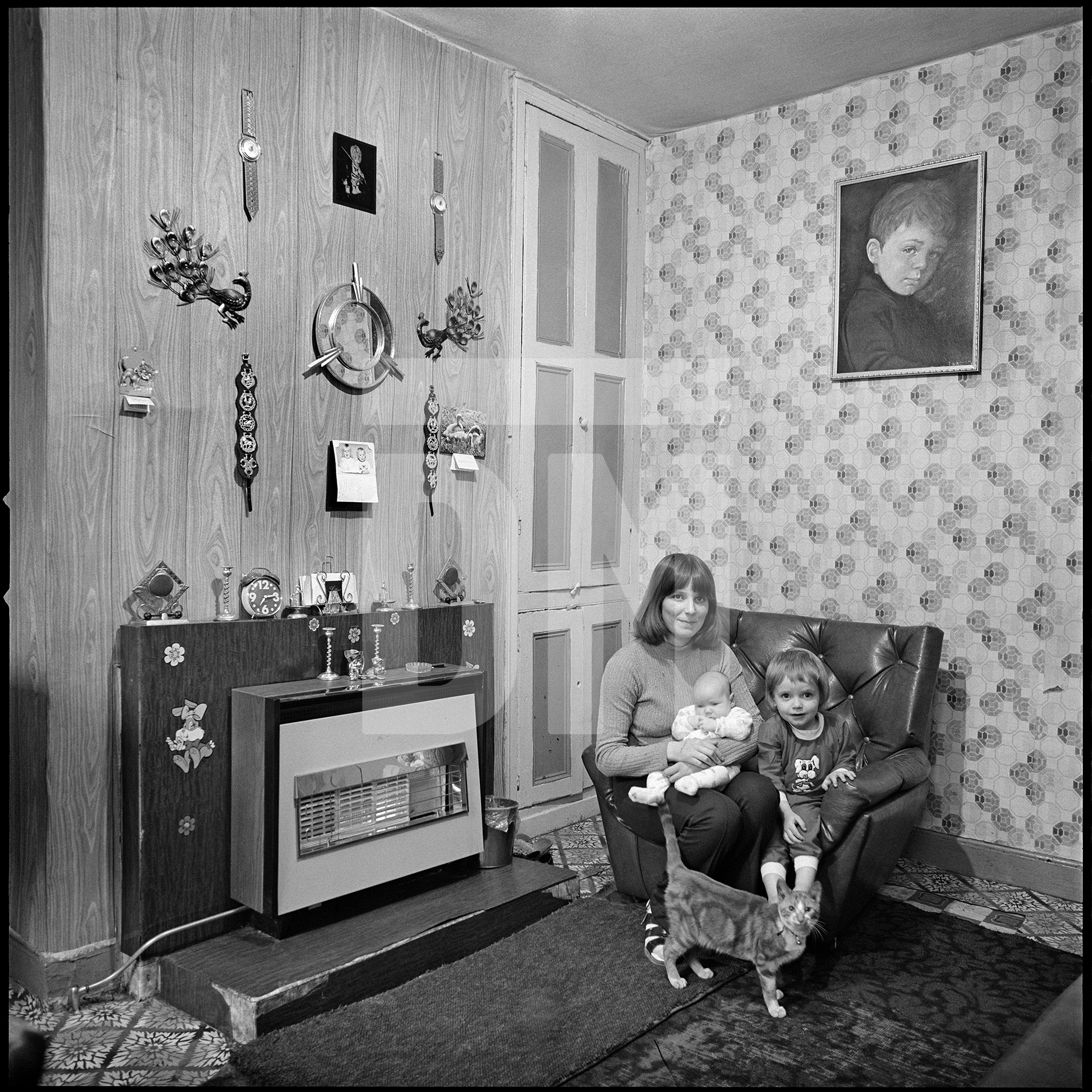 Residents of June Street, Salford. 1973 by Daniel Meadows