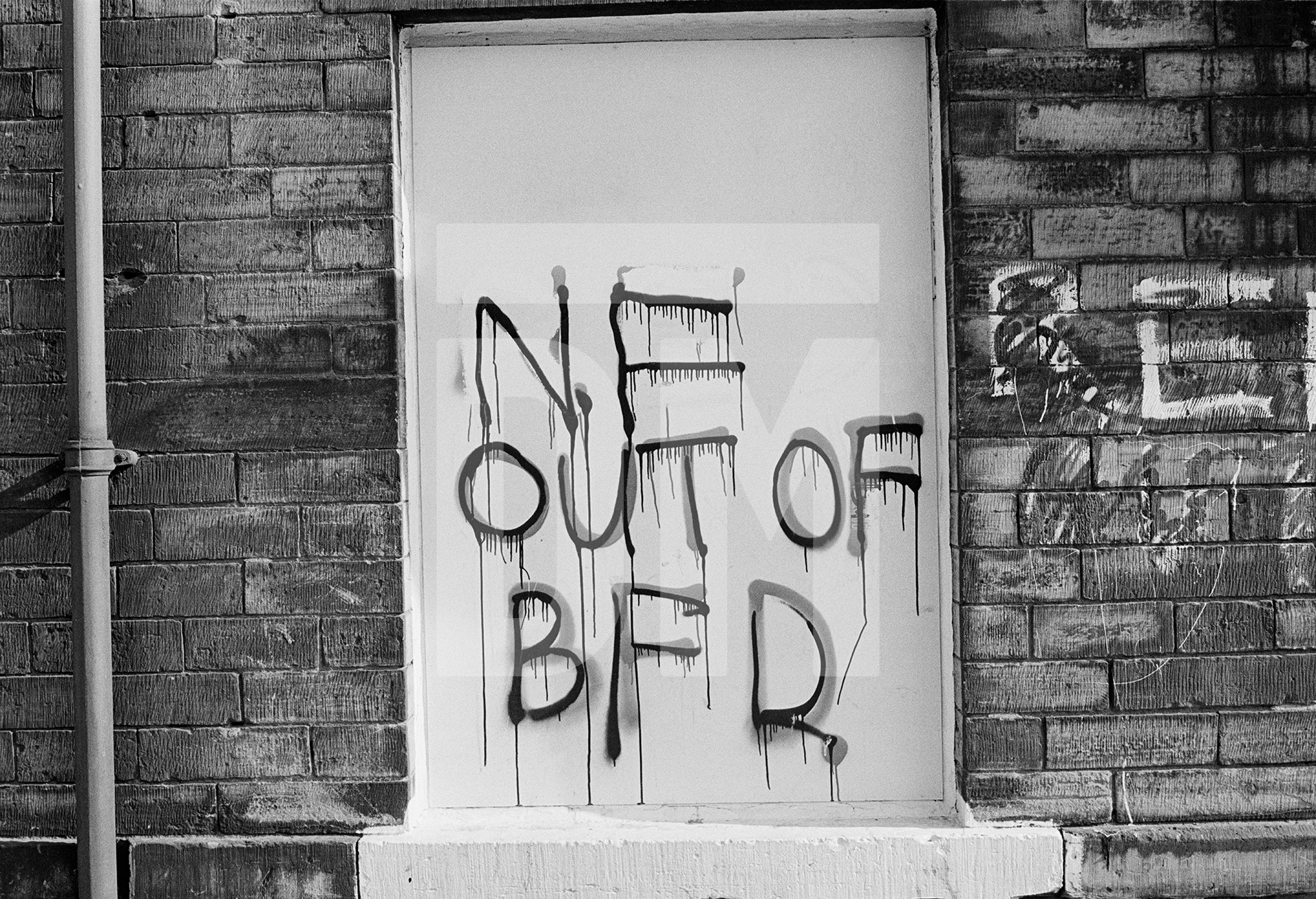 ‘NF out of BFD’, Bradford. April 1978 by Daniel Meadows