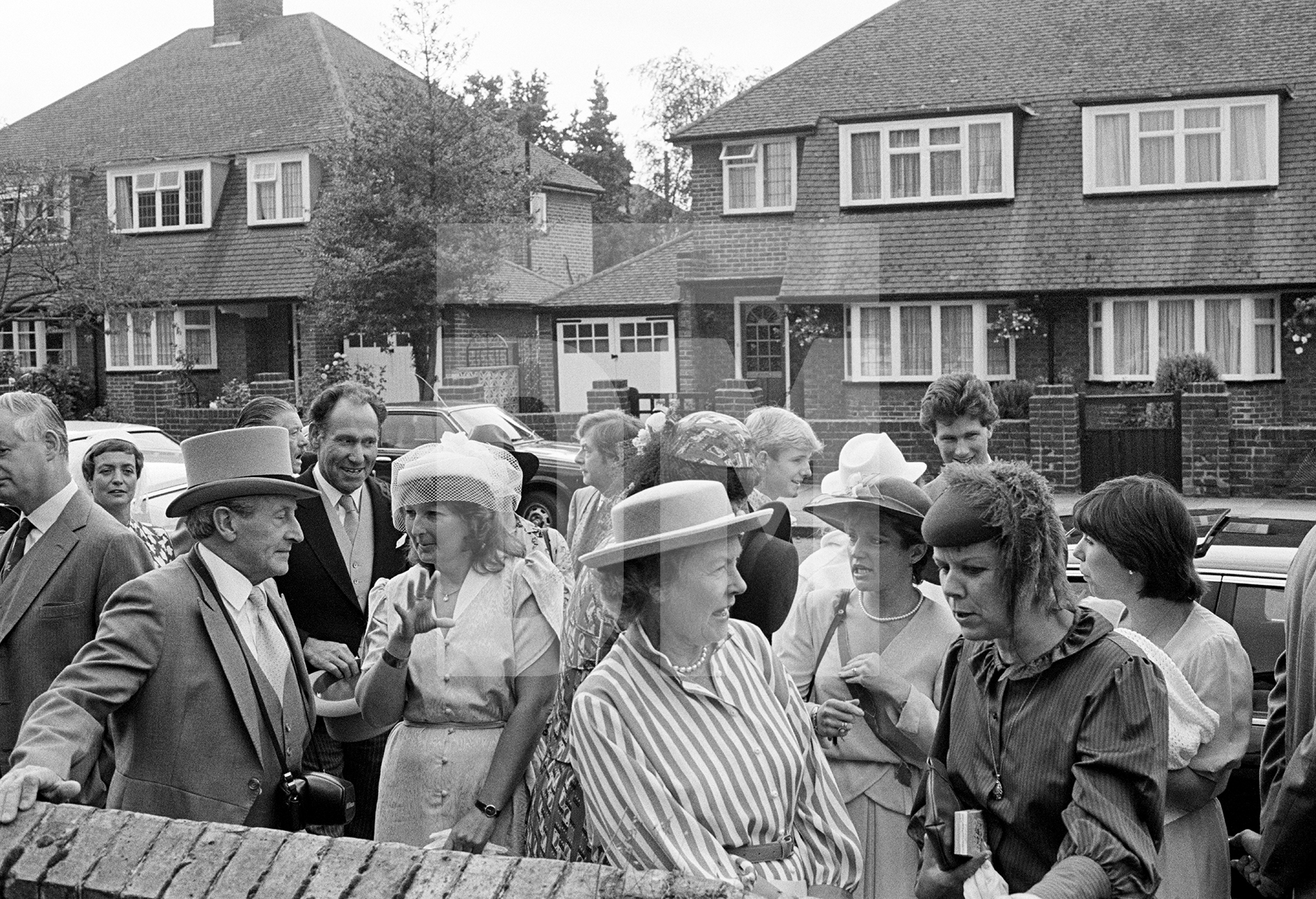 Wedding reception, Hayes, Kent. September 1984 by Daniel Meadows