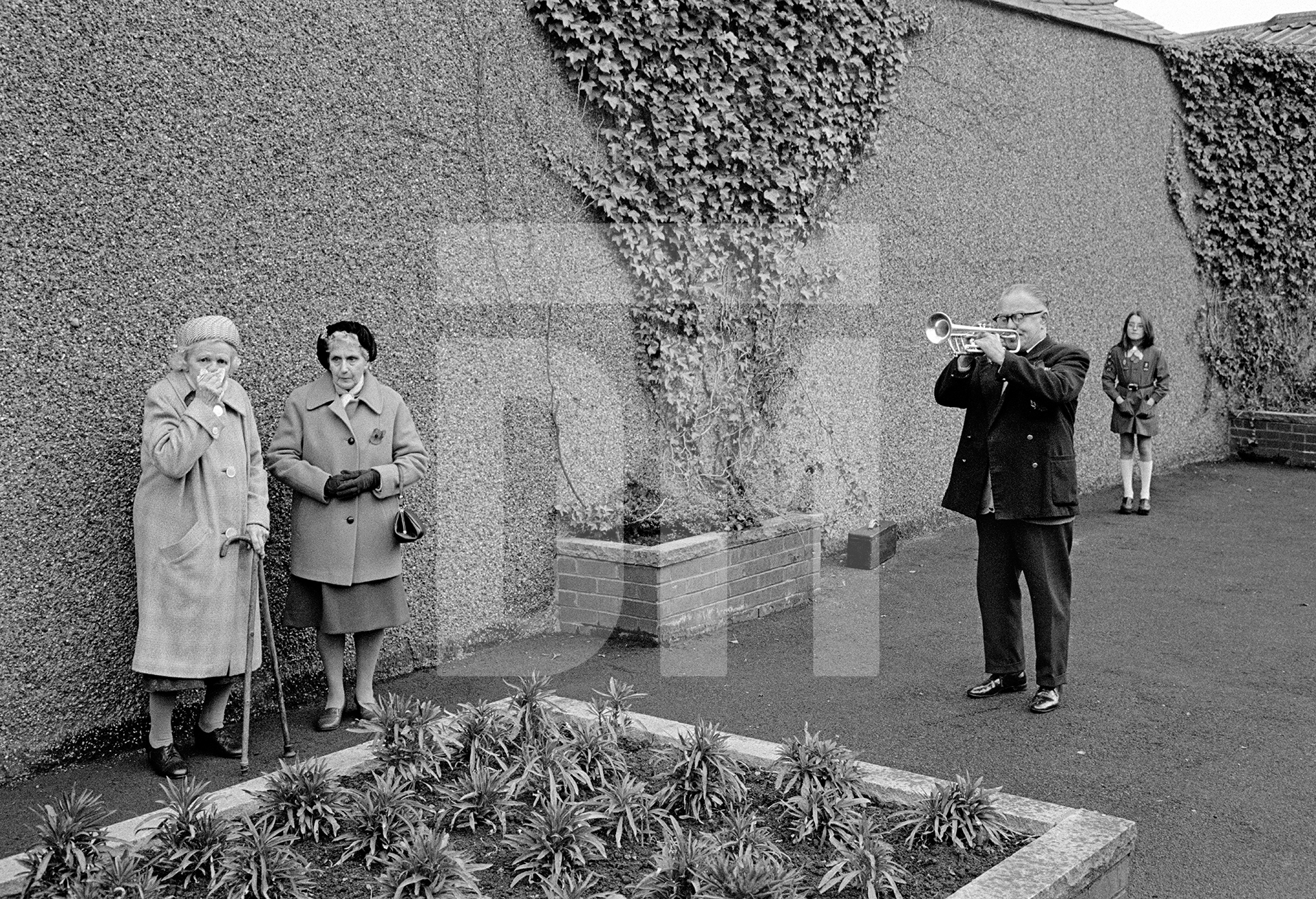 Armistice Day, Nelson, Lancashire. November 1975 by Daniel Meadows