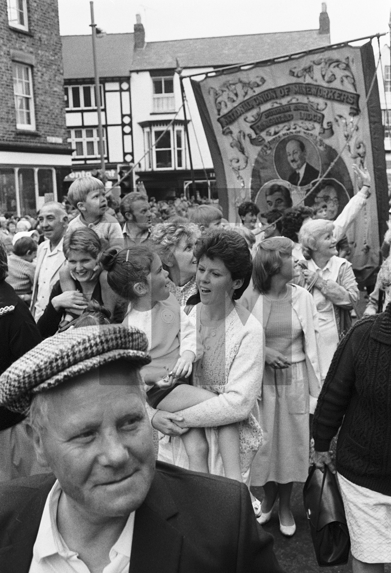 Procession, Durham Miners’ Gala, Durham. July 1983 by Daniel Meadows