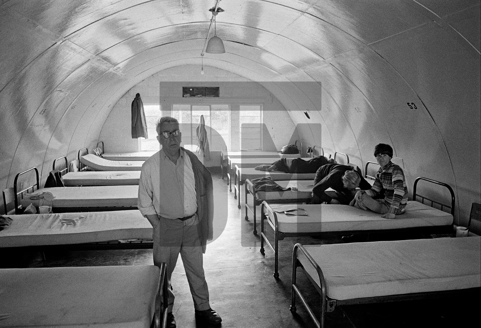 DHSS reception centre for men (the ‘spike’), Plawsworth, Co. Durham.  September 1981 by Daniel Meadows