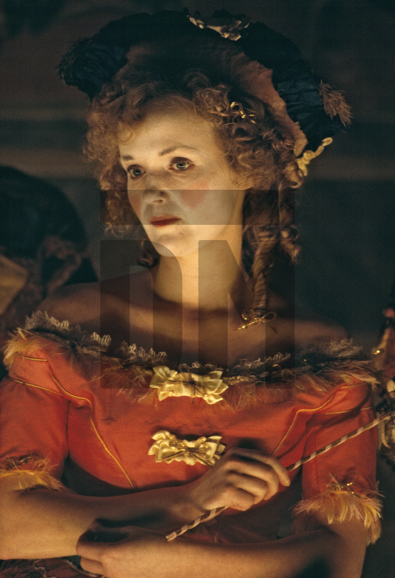 Miranda Richardson [Columbine] in ‘The Fool’. Sands Films, Rotherhithe. London, 1990 by Daniel Meadows