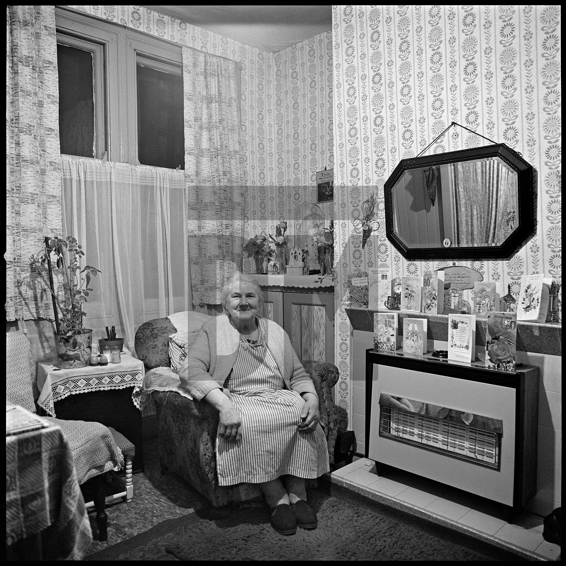 Resident of June Street, Salford. 1973 by Daniel Meadows